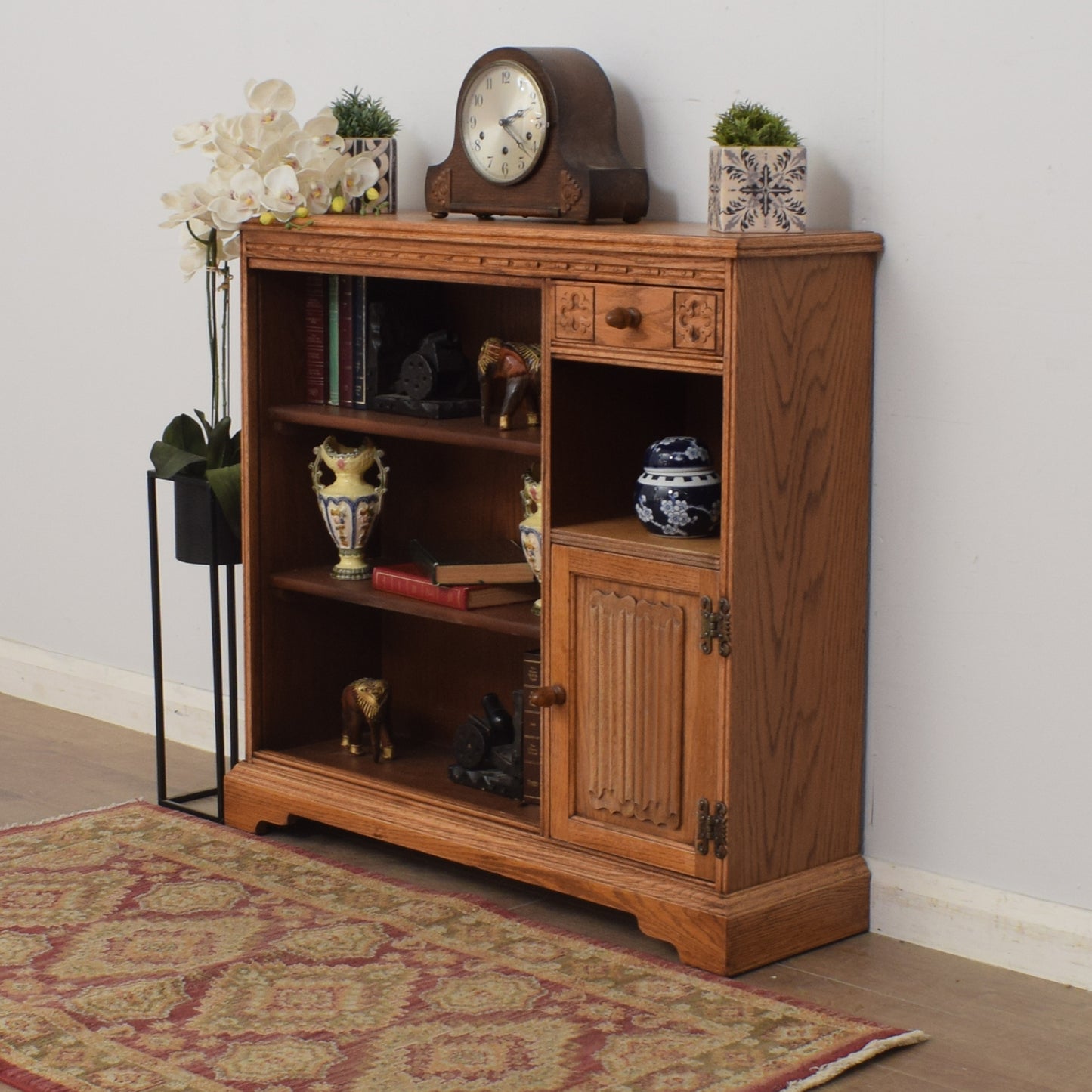 Restored Oak Bookcase