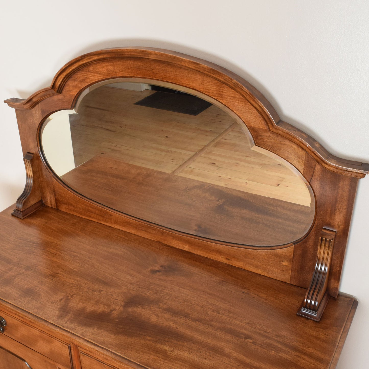 Mirrored Mahogany Sideboard
