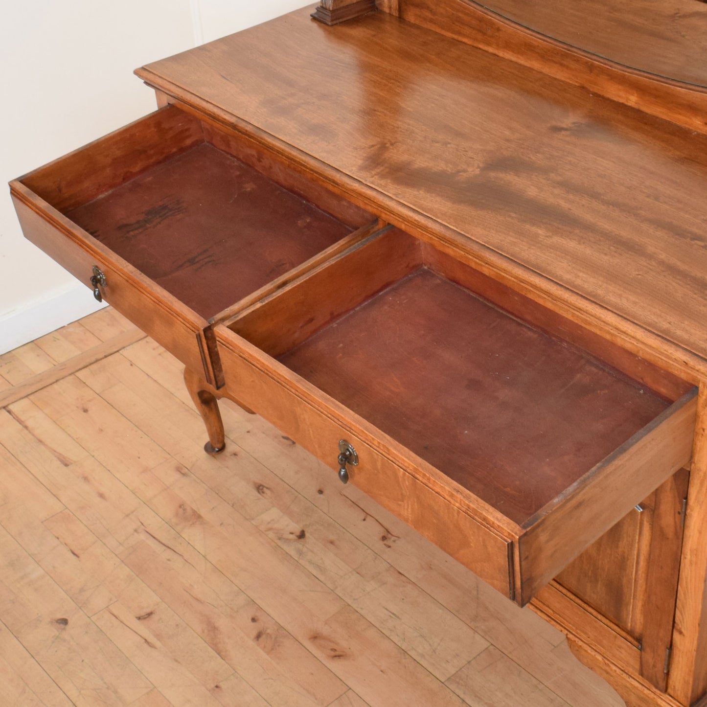 Mirrored Mahogany Sideboard