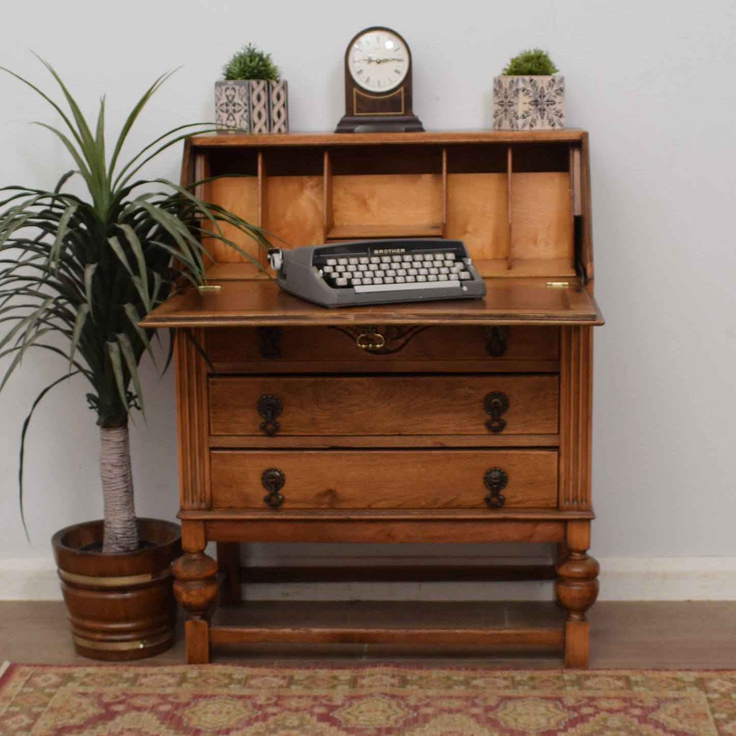 Vintage Oak Bureau
