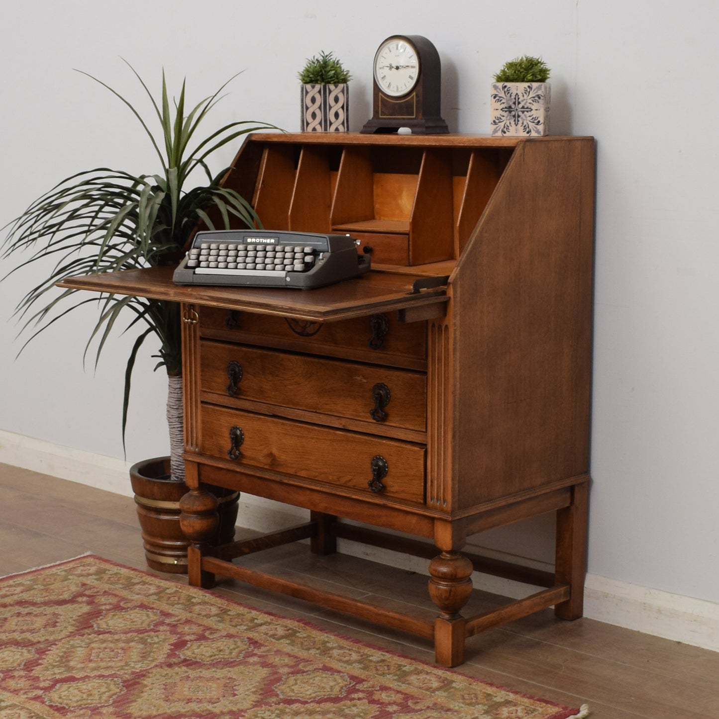 Vintage Oak Bureau