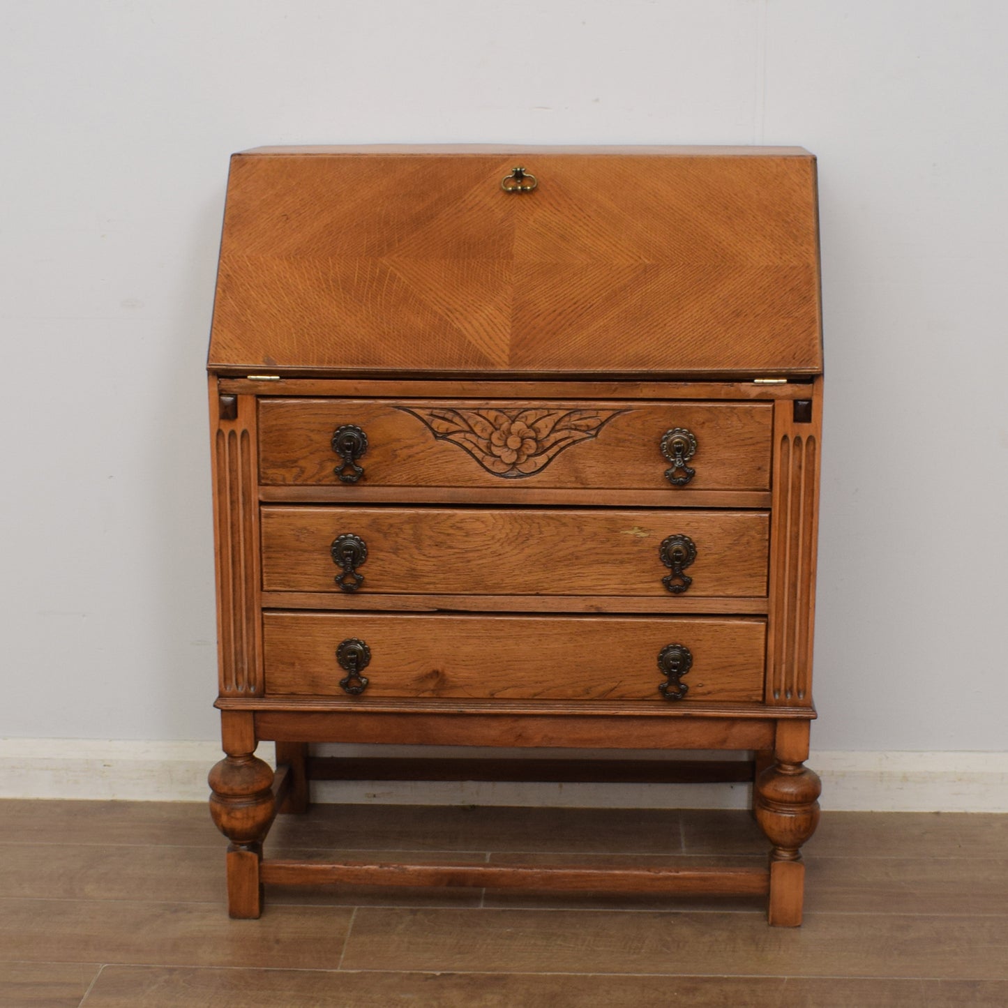 Vintage Oak Bureau