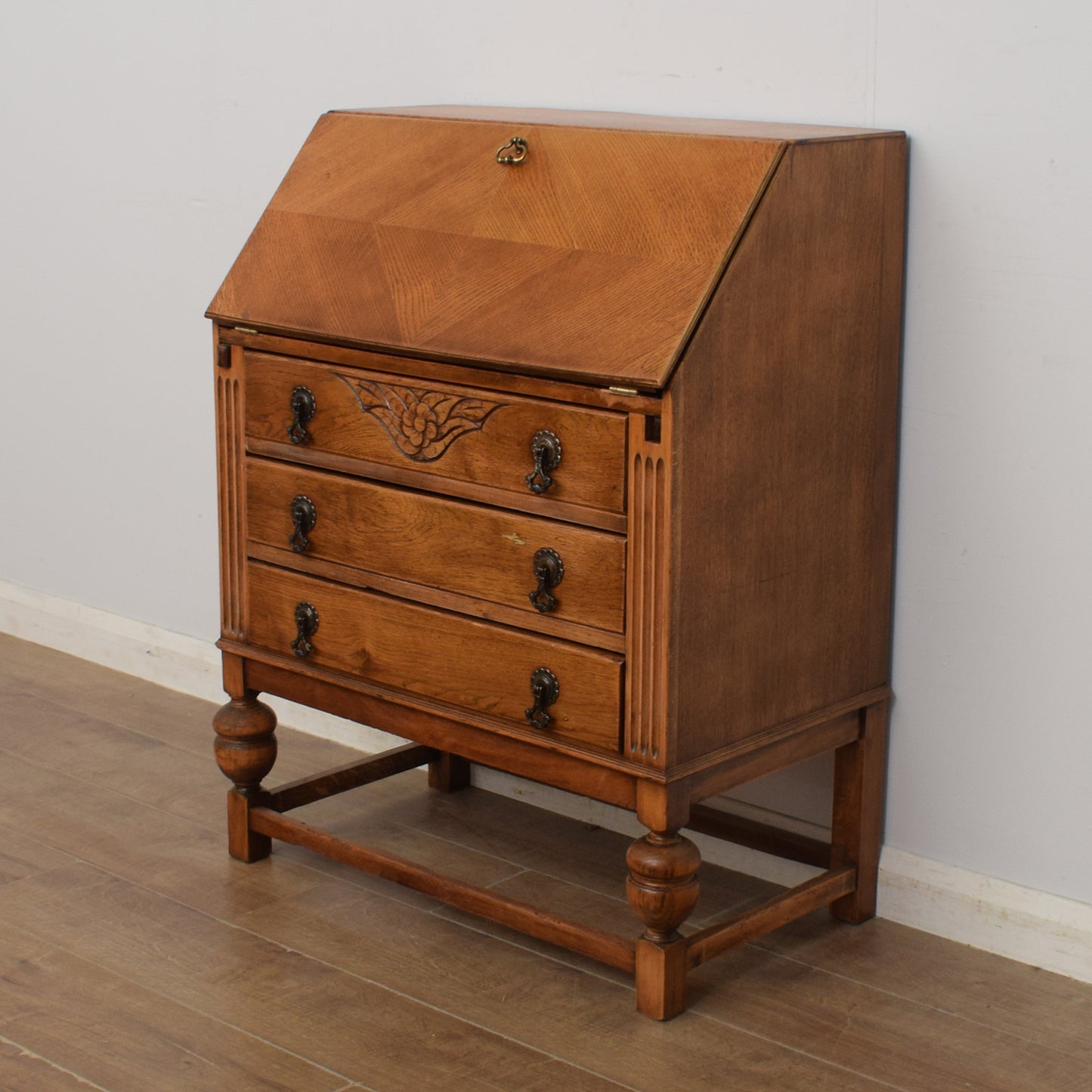 Vintage Oak Bureau