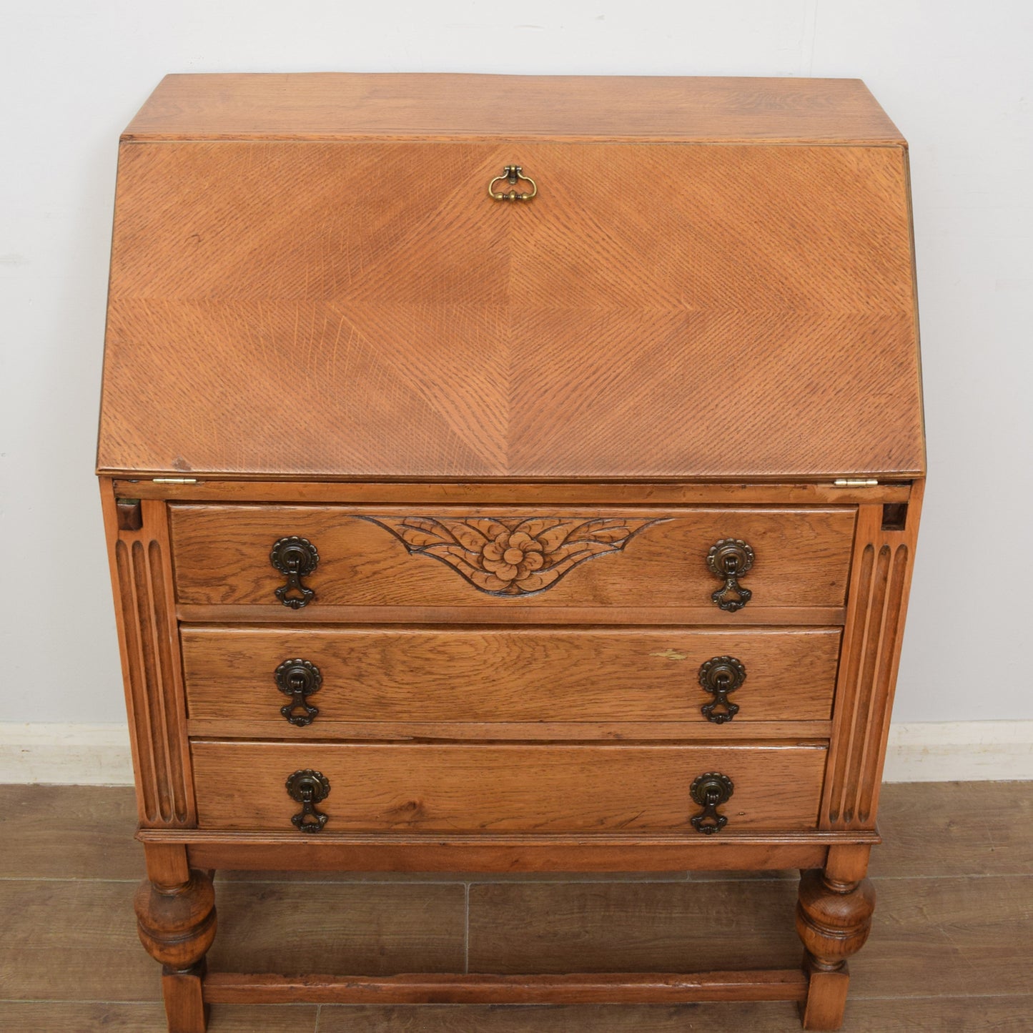 Vintage Oak Bureau
