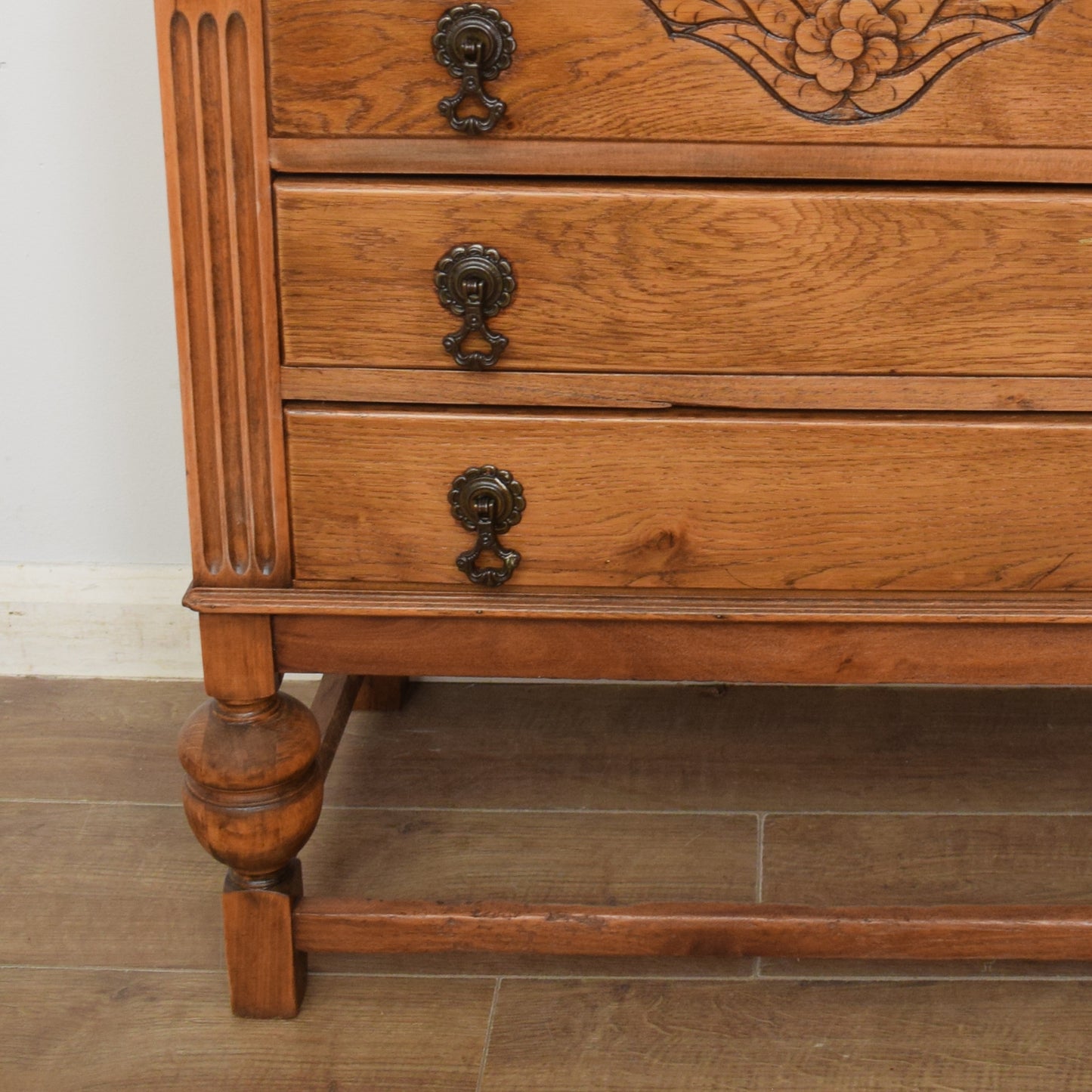 Vintage Oak Bureau