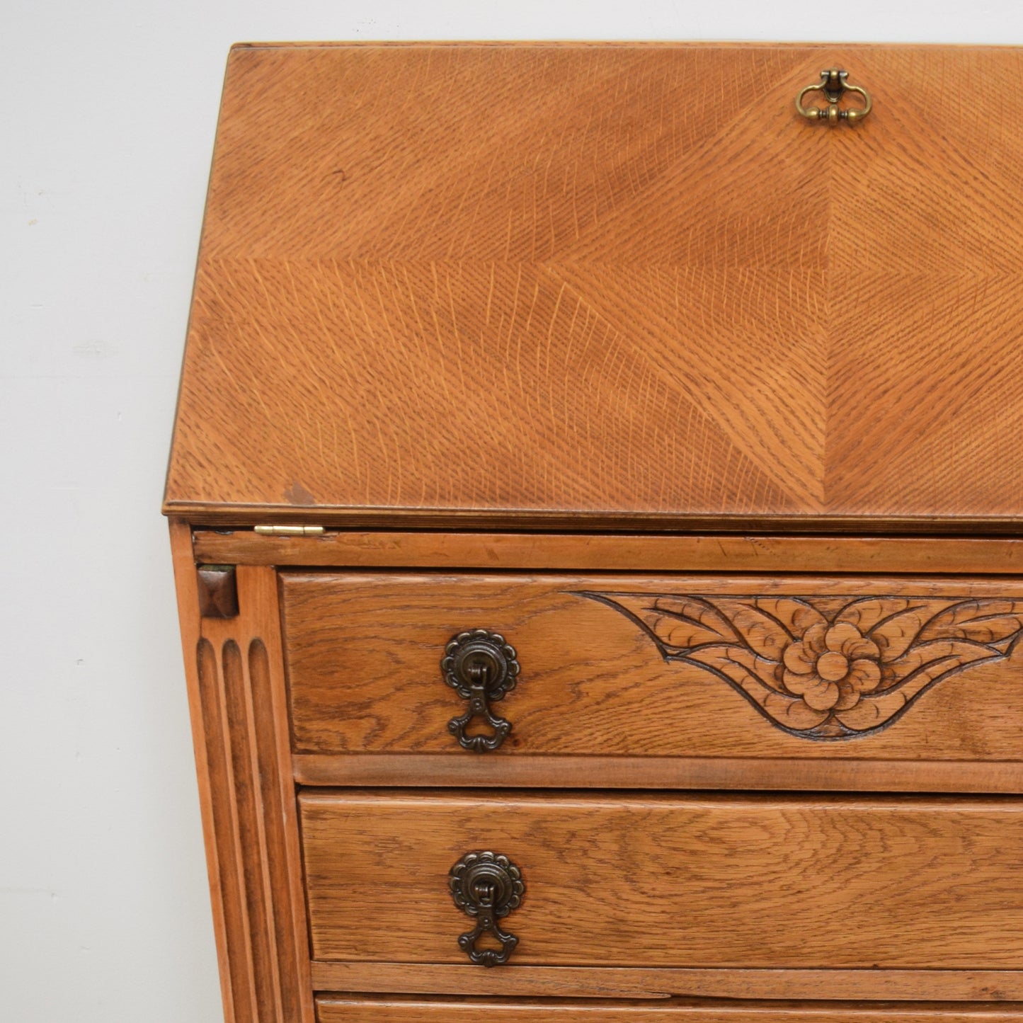 Vintage Oak Bureau