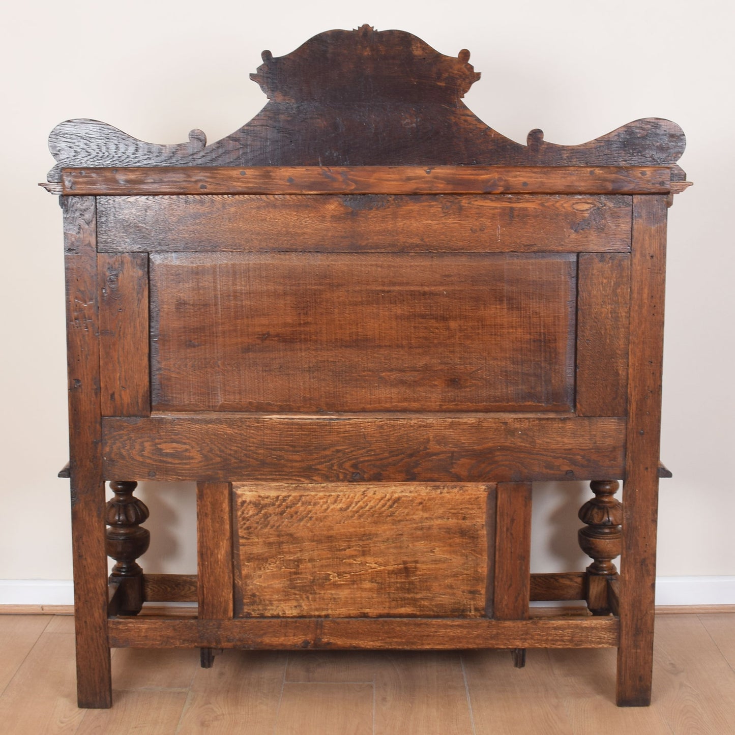 Ornate Carved Oak Settle