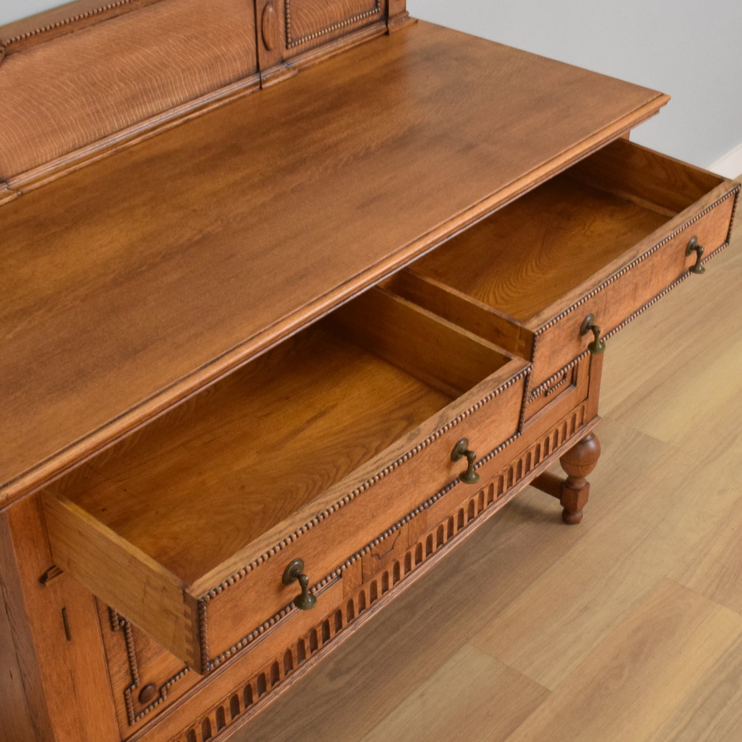Carved Oak Sideboard