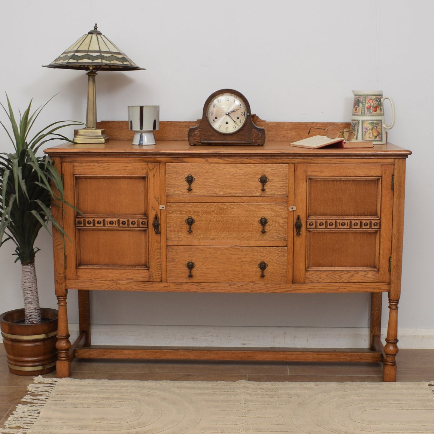 Vintage Oak Sideboard