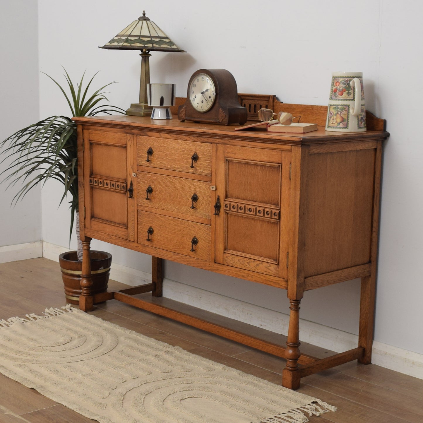Vintage Oak Sideboard