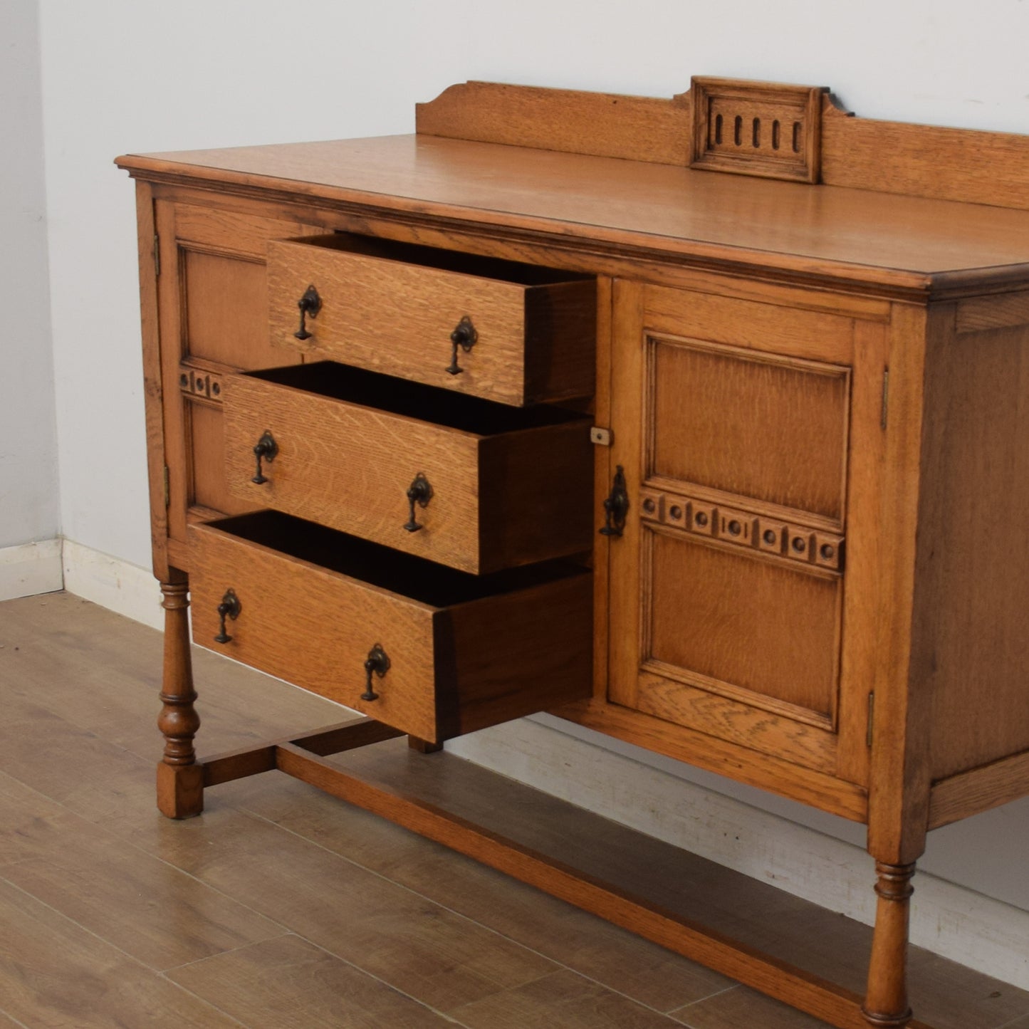 Vintage Oak Sideboard