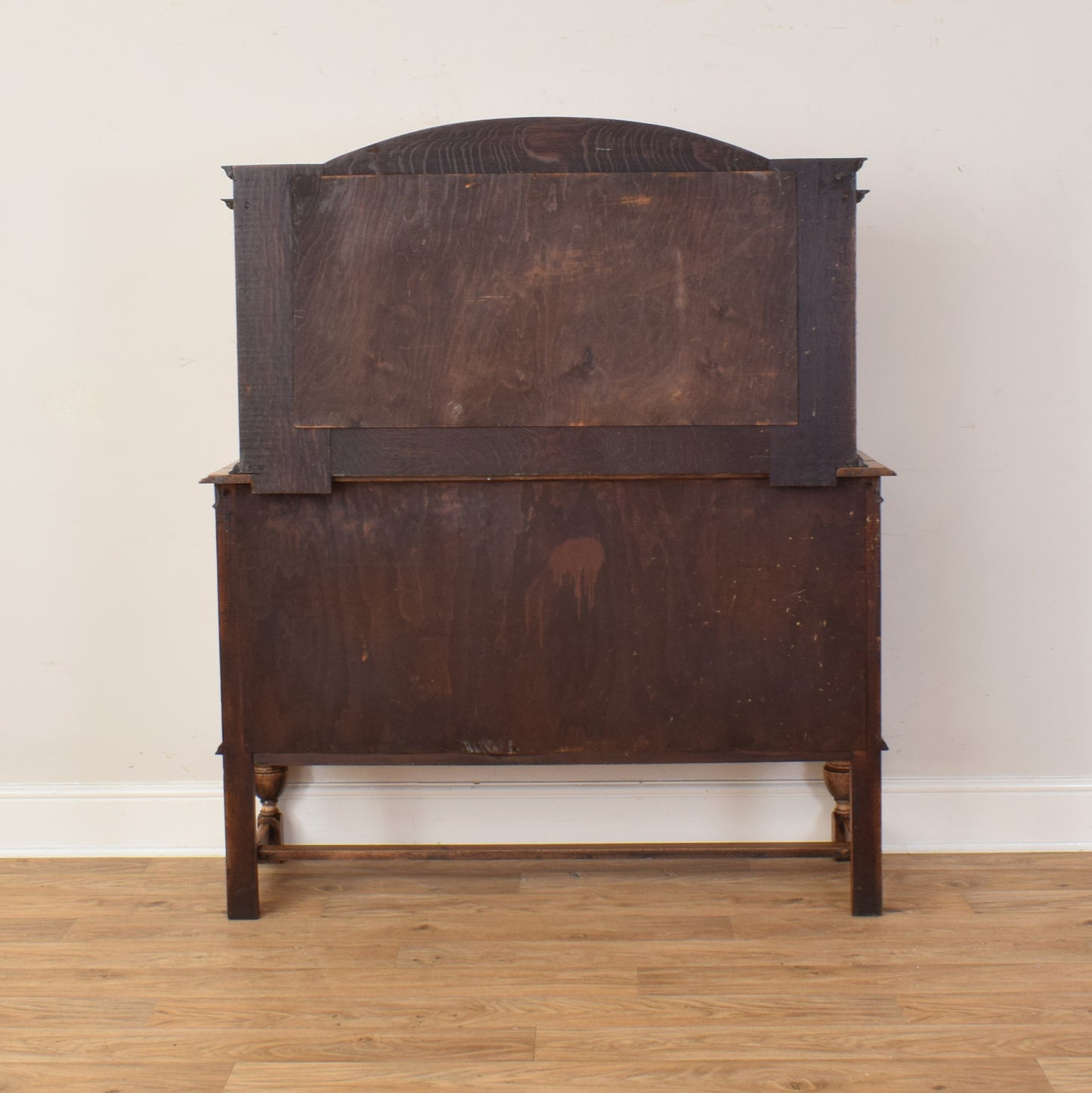 Oak Mirrored Sideboard