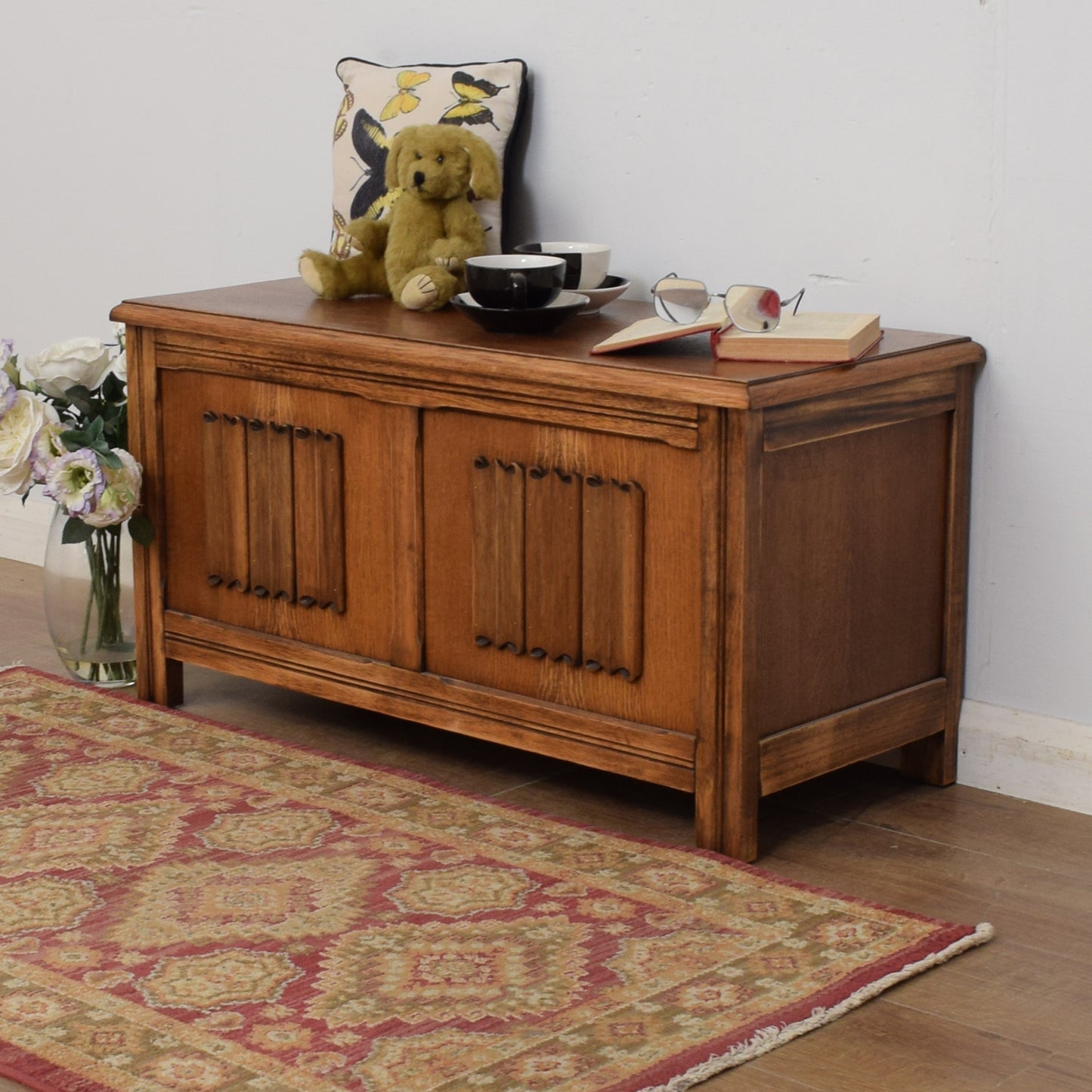 Oak Blanket Box
