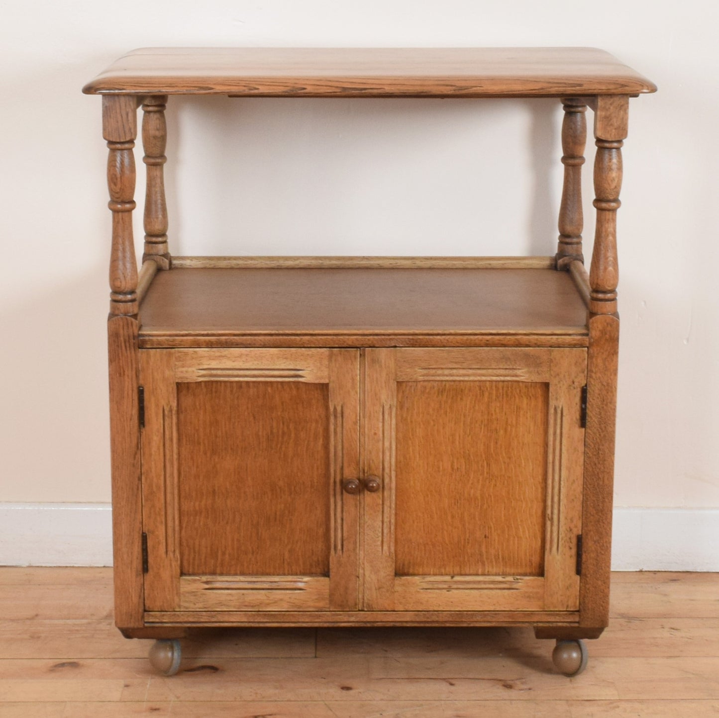 Restored Oak Tea Trolly
