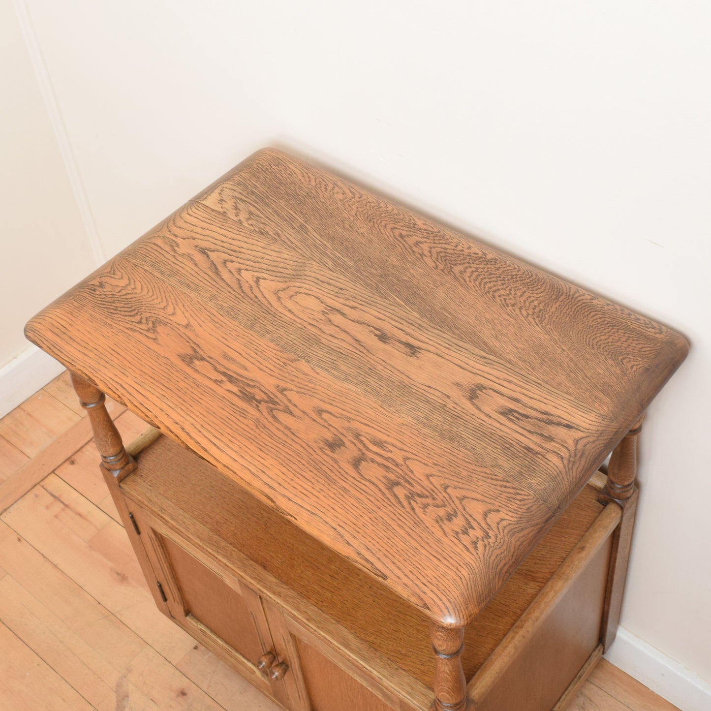 Restored Oak Tea Trolly