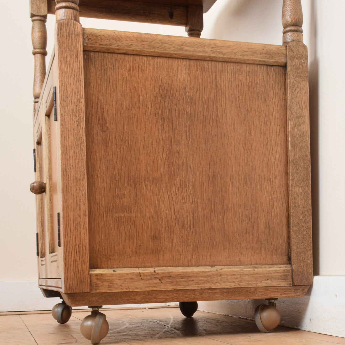 Restored Oak Tea Trolly