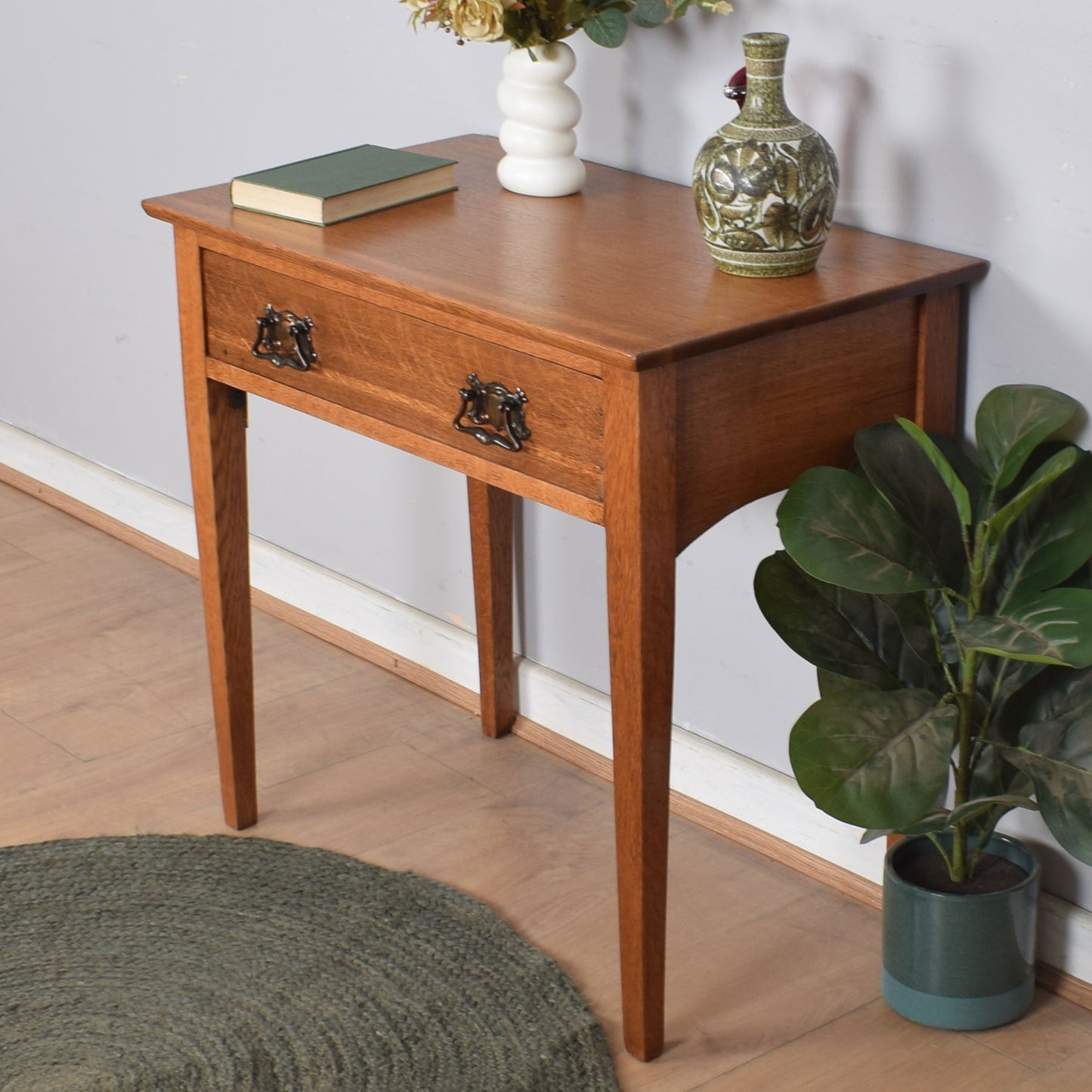 Oak Occasional Console Table