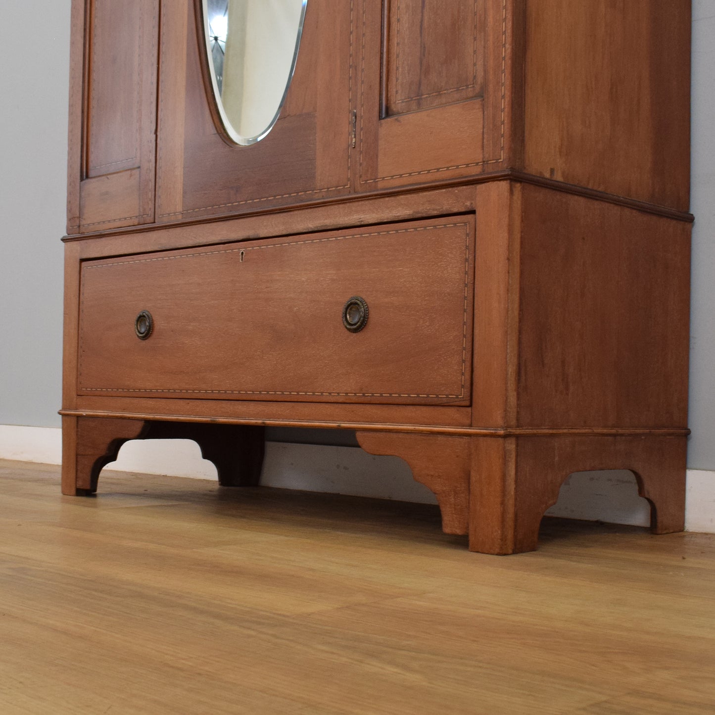 Restored Mahogany Hall Wardrobe