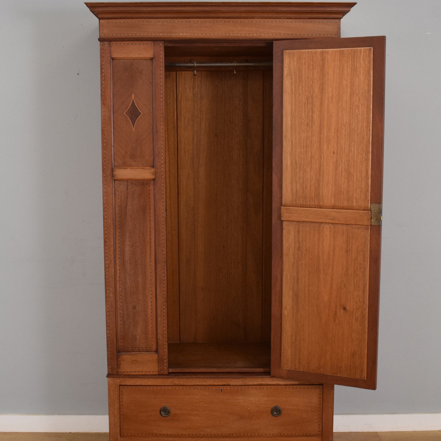 Restored Mahogany Hall Wardrobe