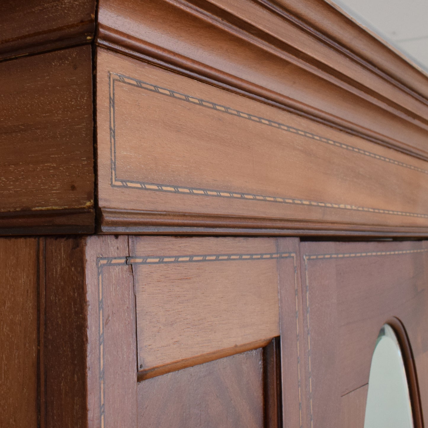 Restored Mahogany Hall Wardrobe