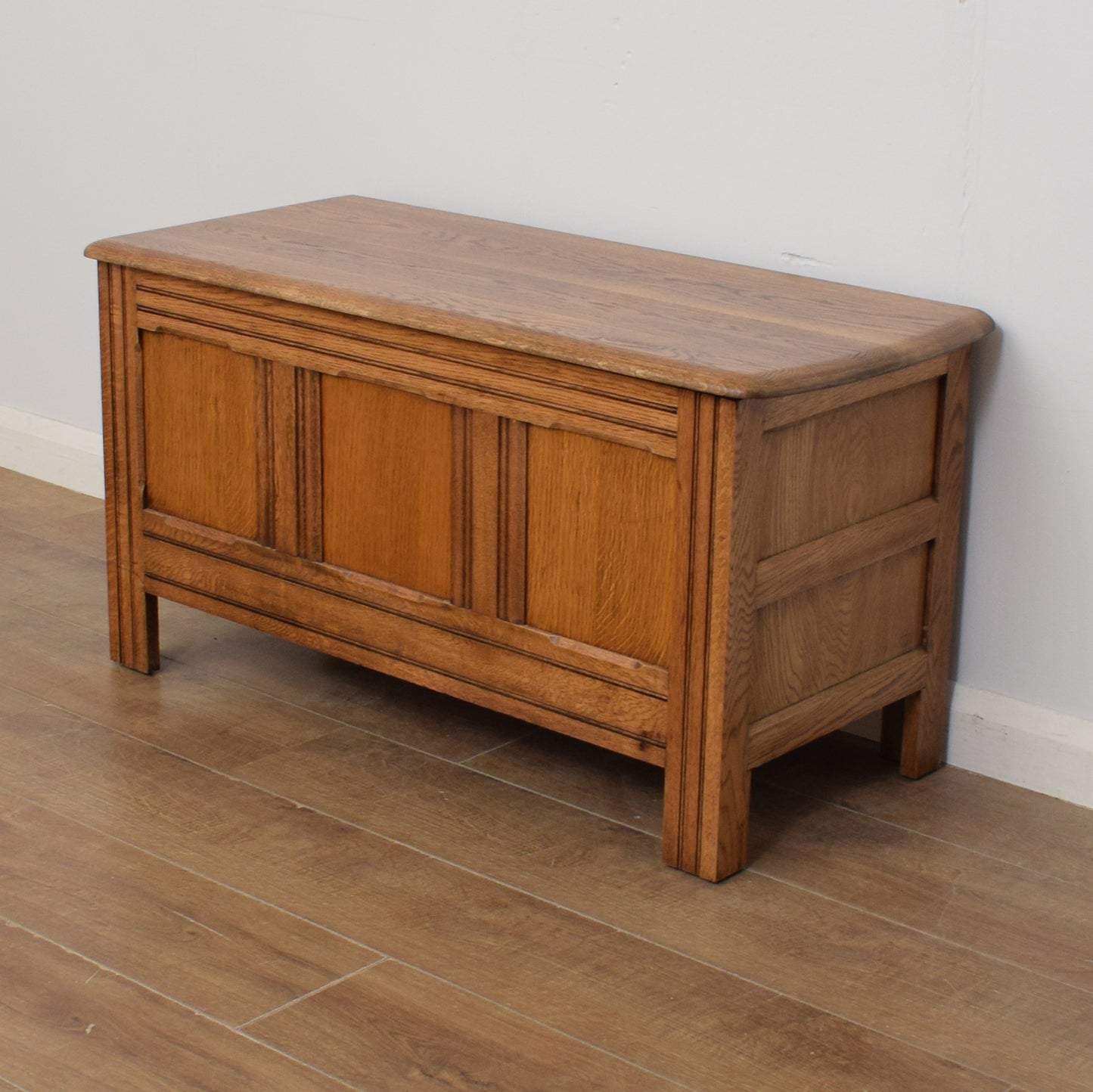 Oak Blanket Box
