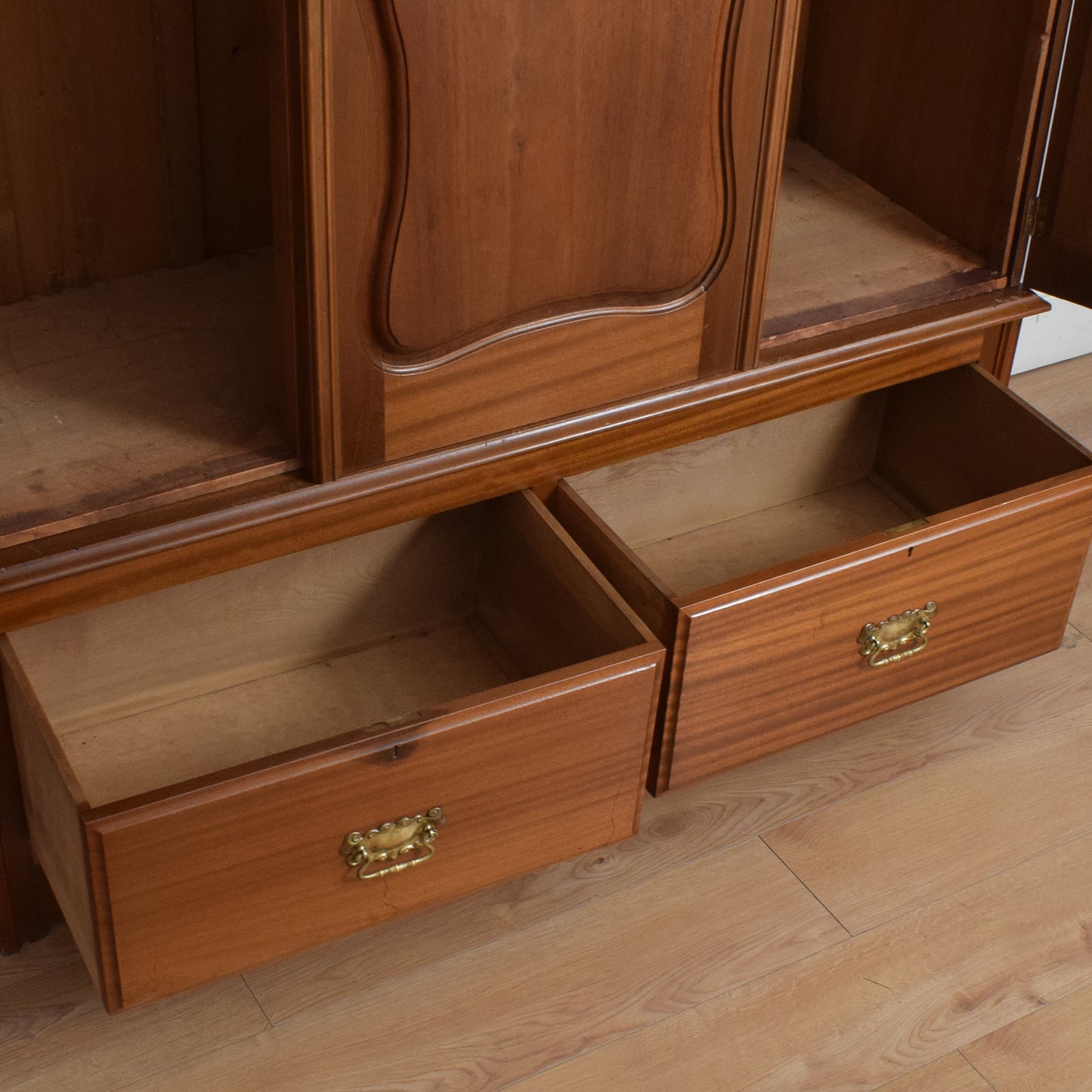 Large Restored Edwardian Wardrobe
