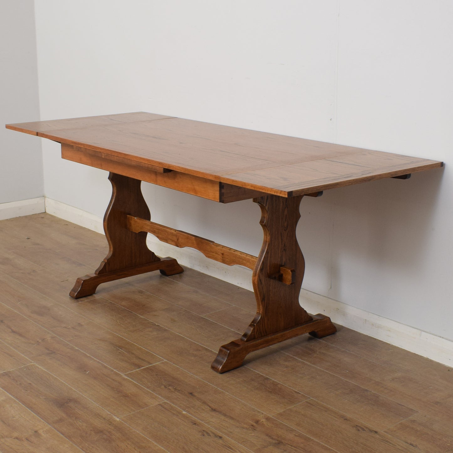 Restored Draw-Leaf Table and Six Chairs