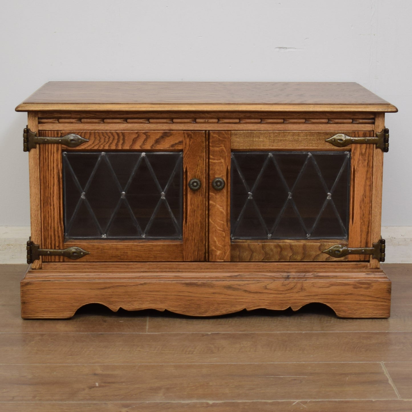 Glazed Oak TV Cabinet