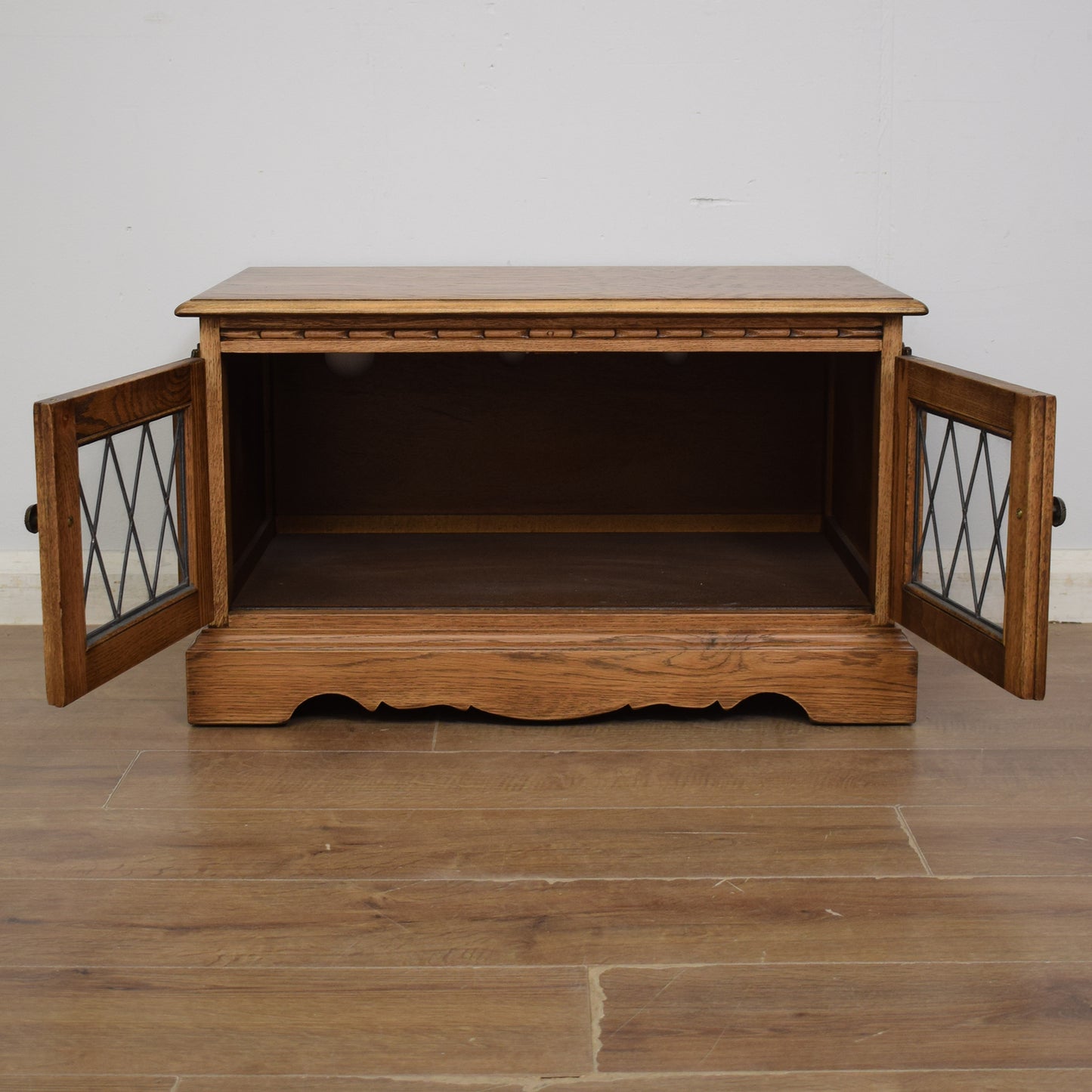 Glazed Oak TV Cabinet