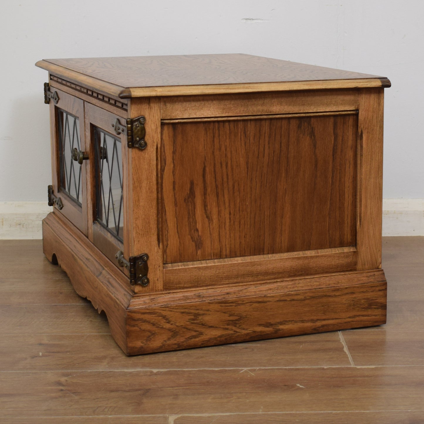Glazed Oak TV Cabinet