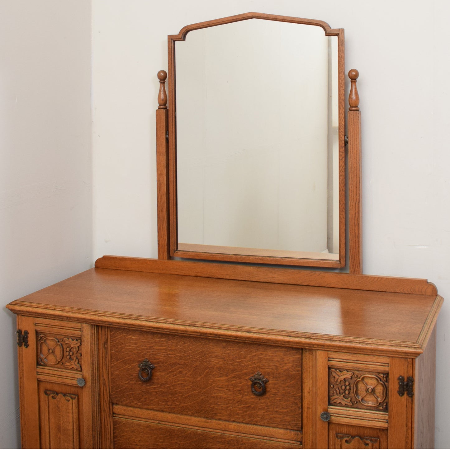 Restored Oak Dressing Table