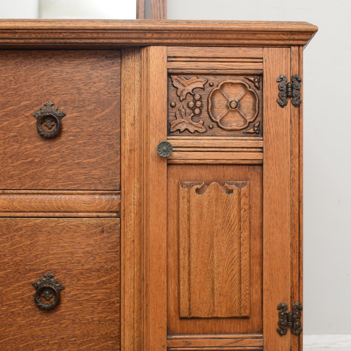 Restored Oak Dressing Table