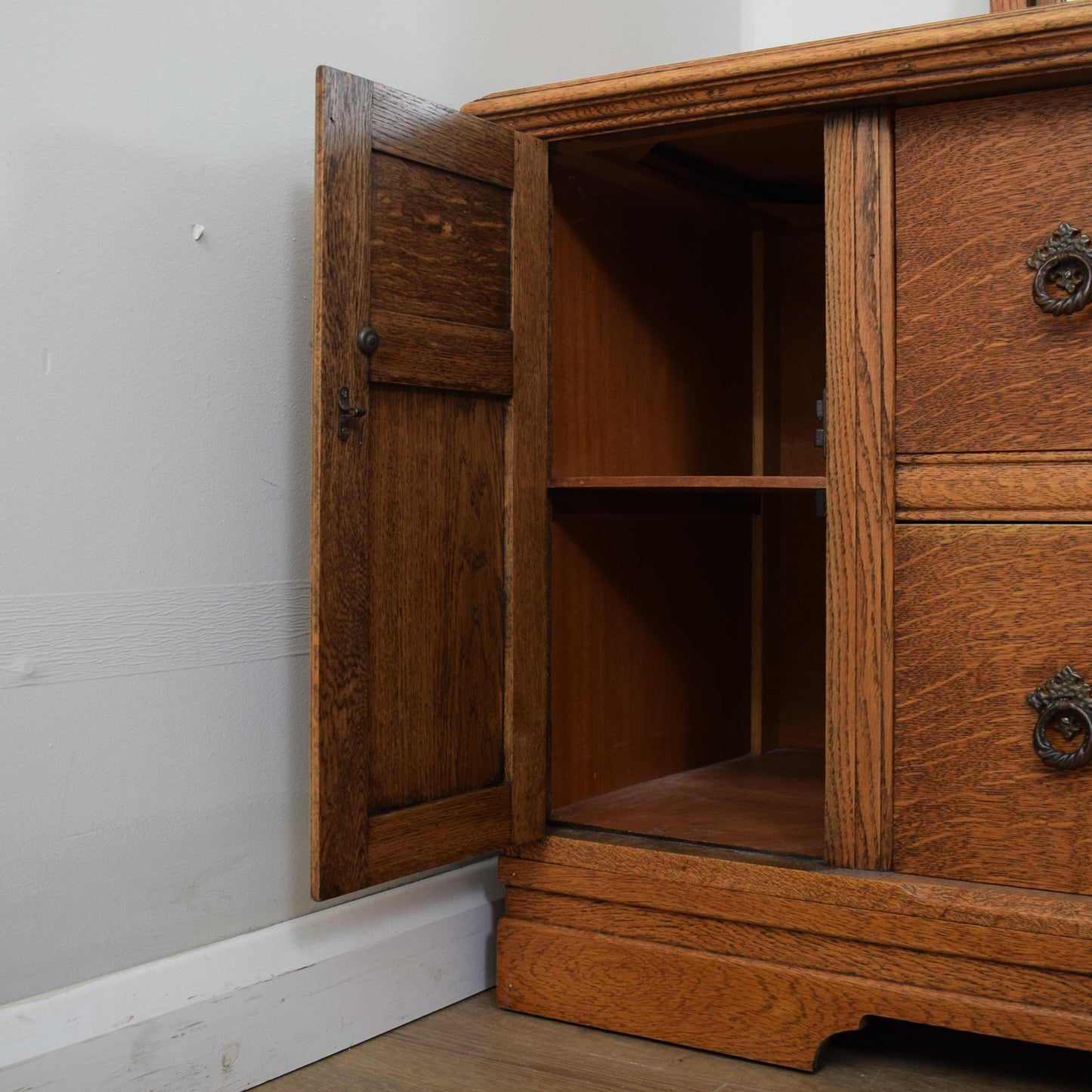 Restored Oak Dressing Table