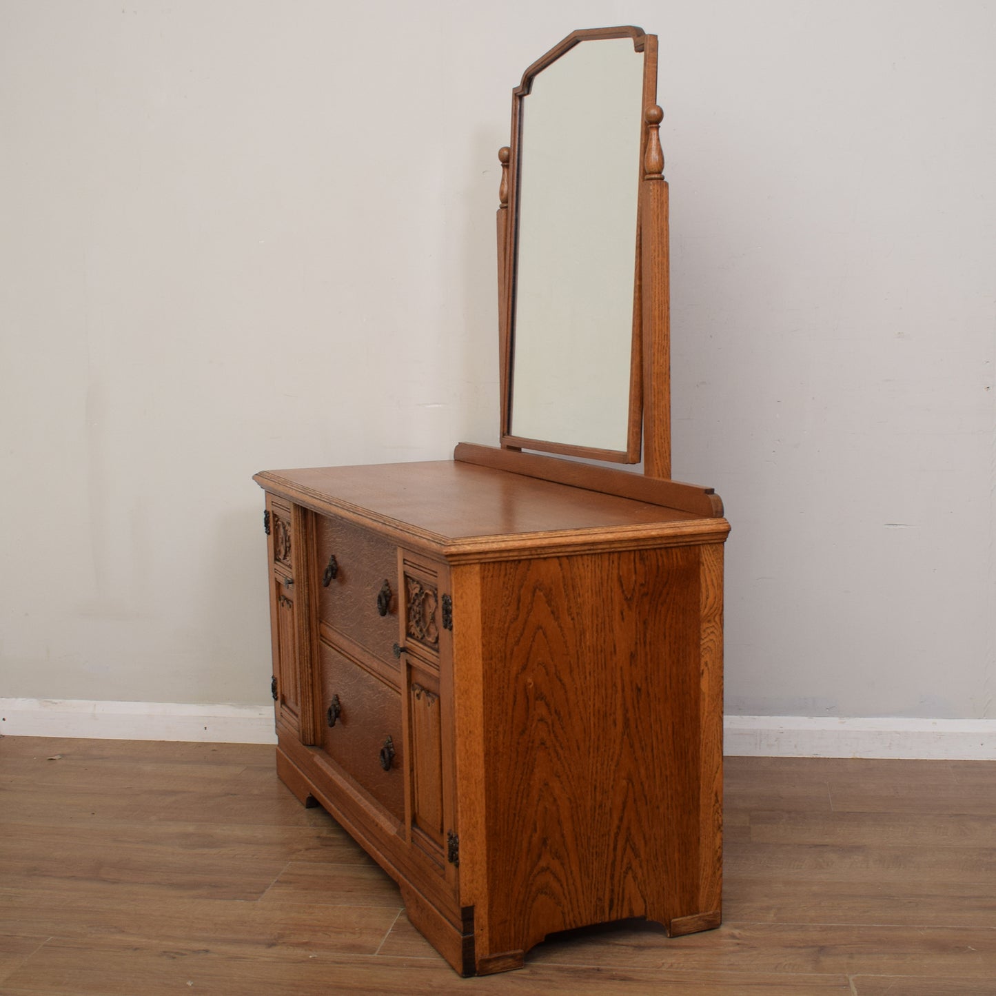 Restored Oak Dressing Table