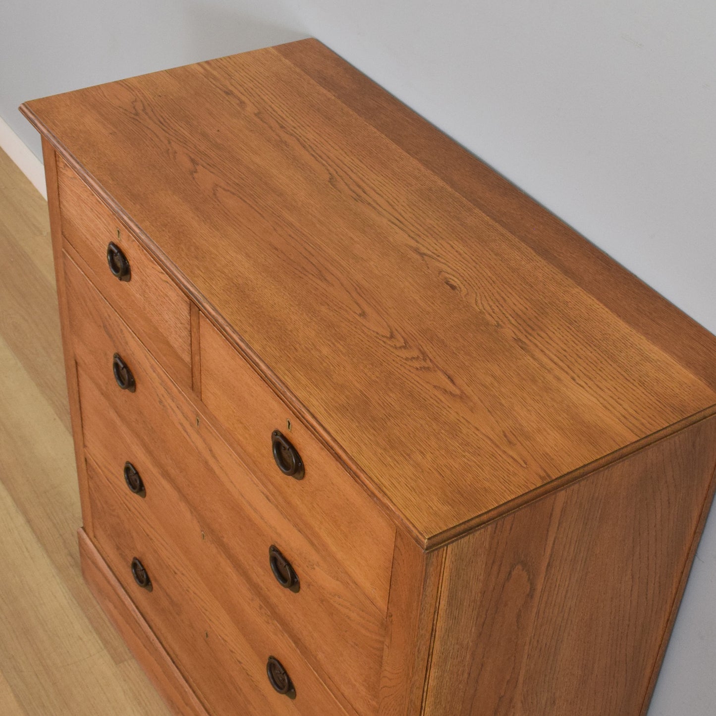 Large Robust Oak Chest of Drawers