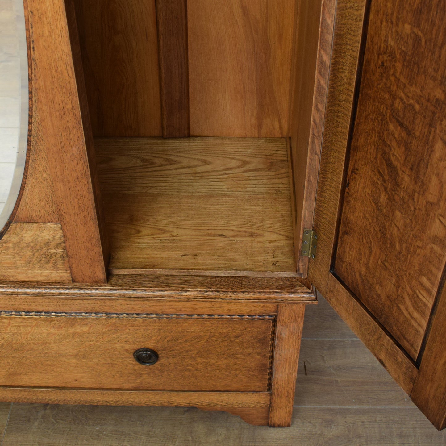 Restored Oak Wardrobe / Hallrobe