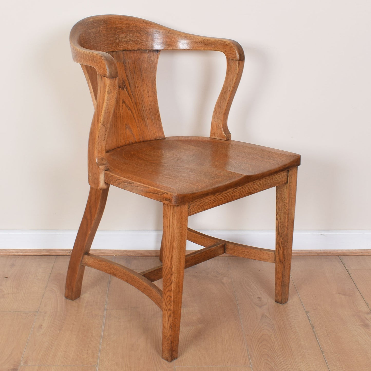 Pair of Oak Art-Deco Style Chairs