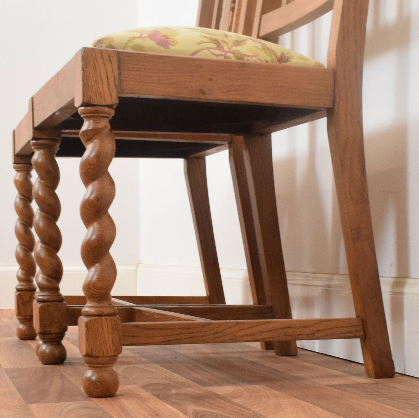 Barley Twist Table and Four Chairs