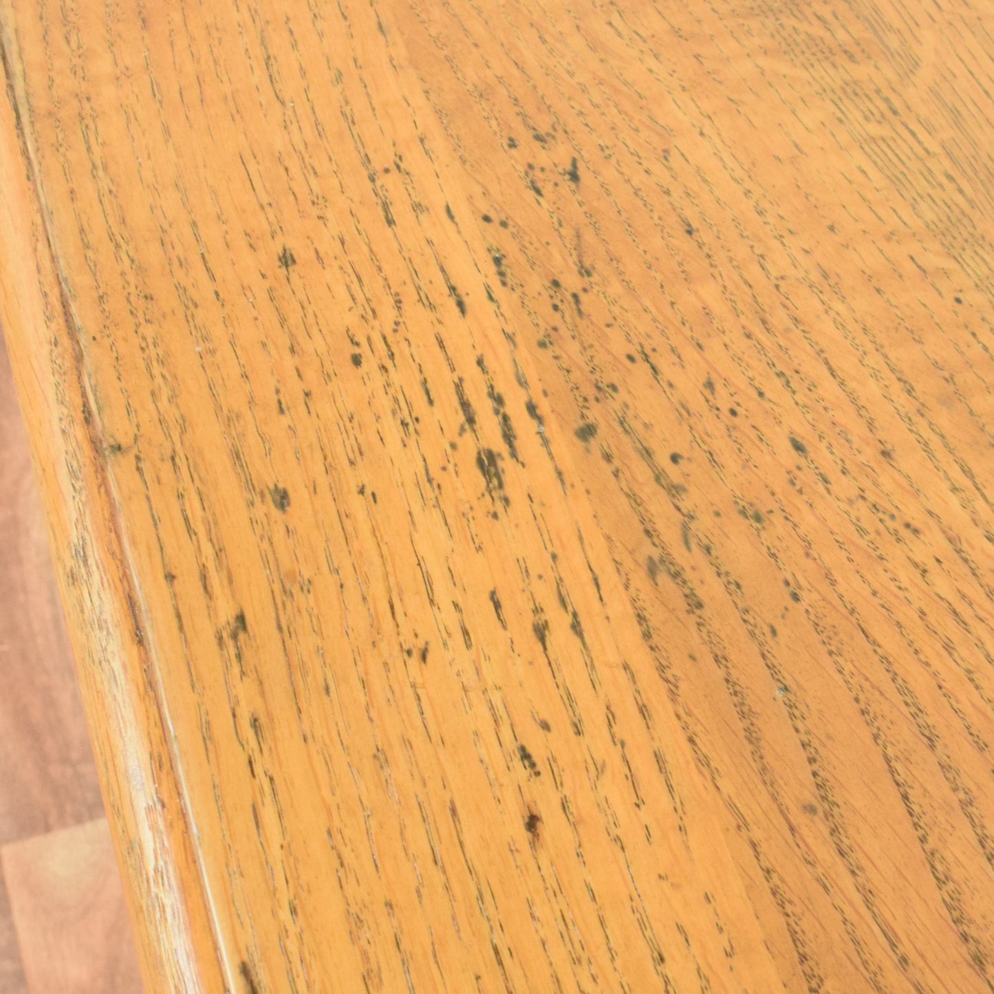 Restored Oak Table and Two Chairs