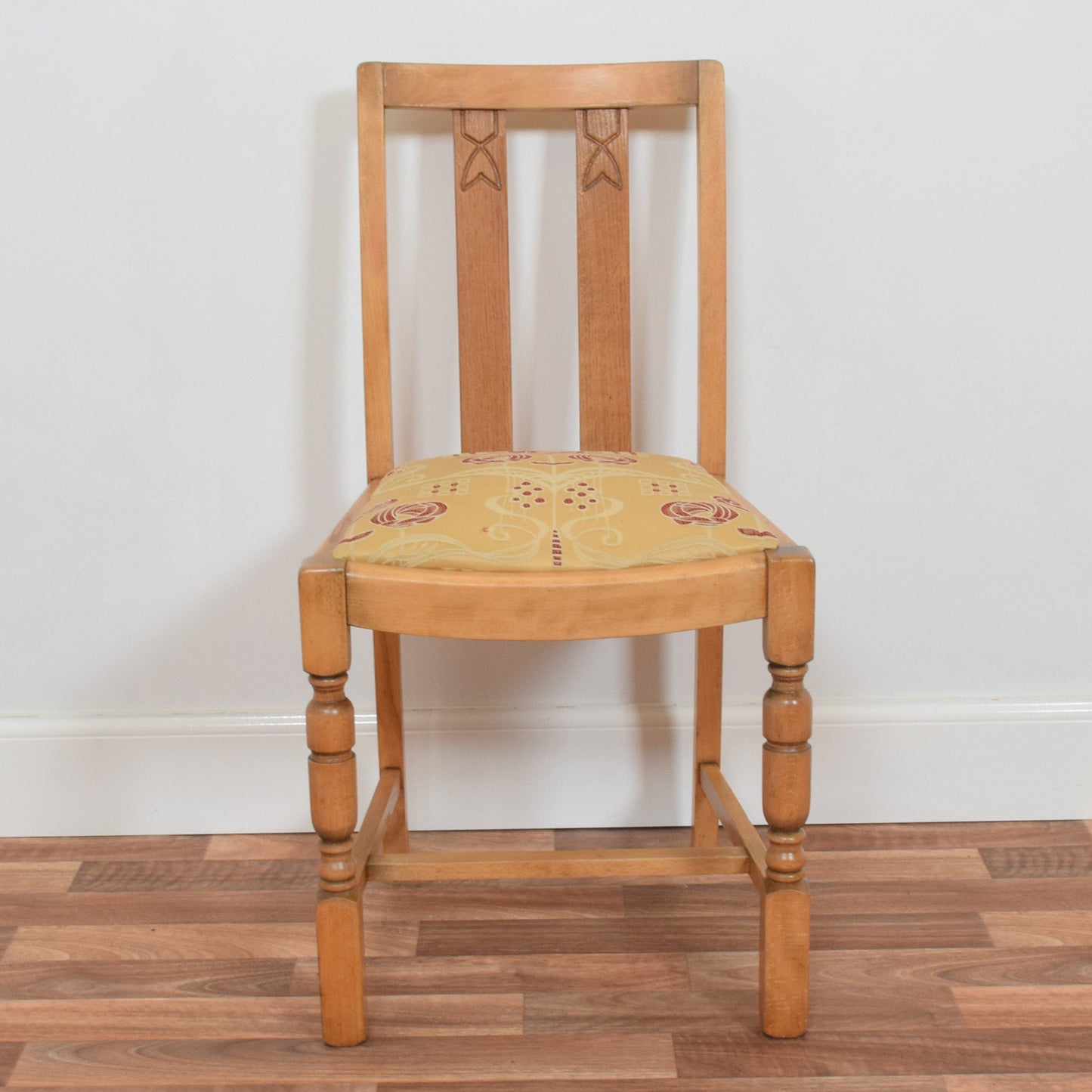 Restored Oak Table and Two Chairs