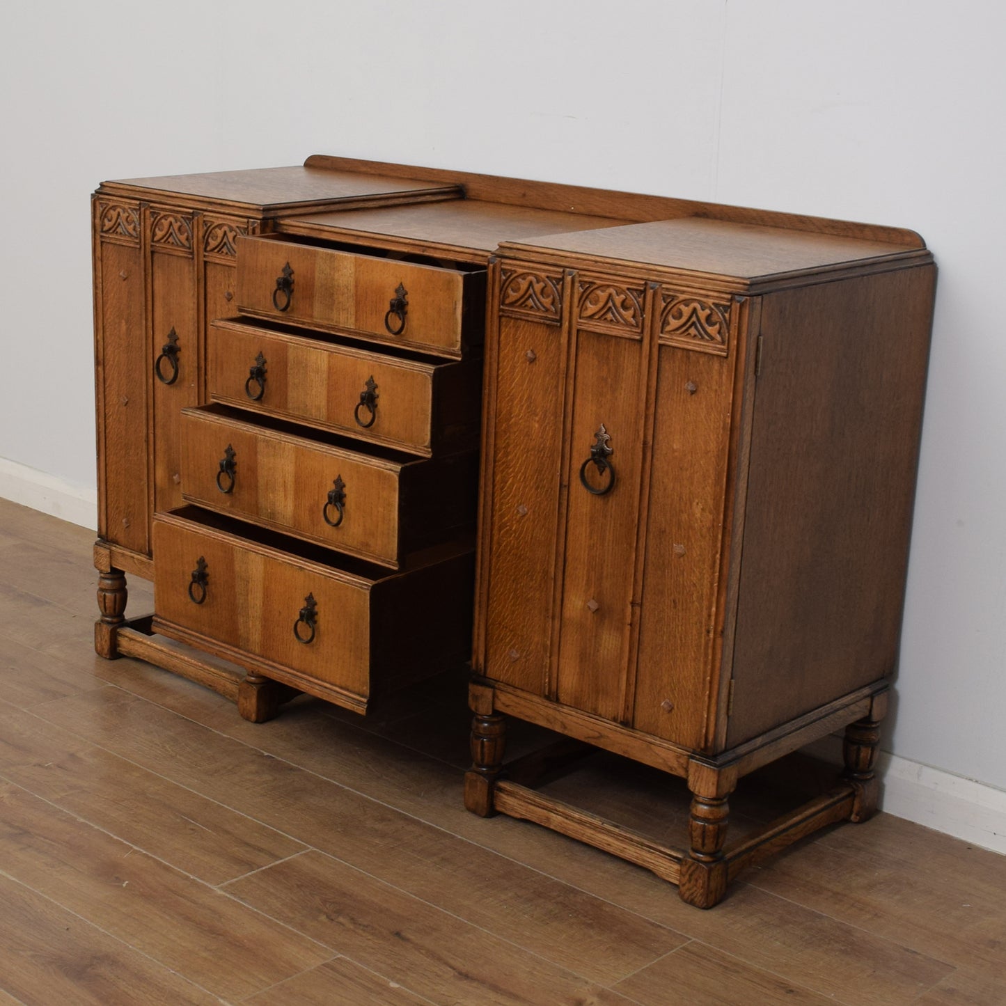 Restored Oak Sideboard