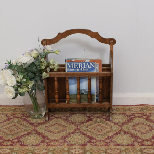 Oak Magazine Rack