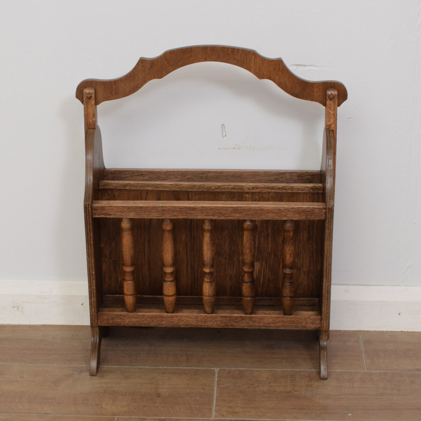 Oak Magazine Rack