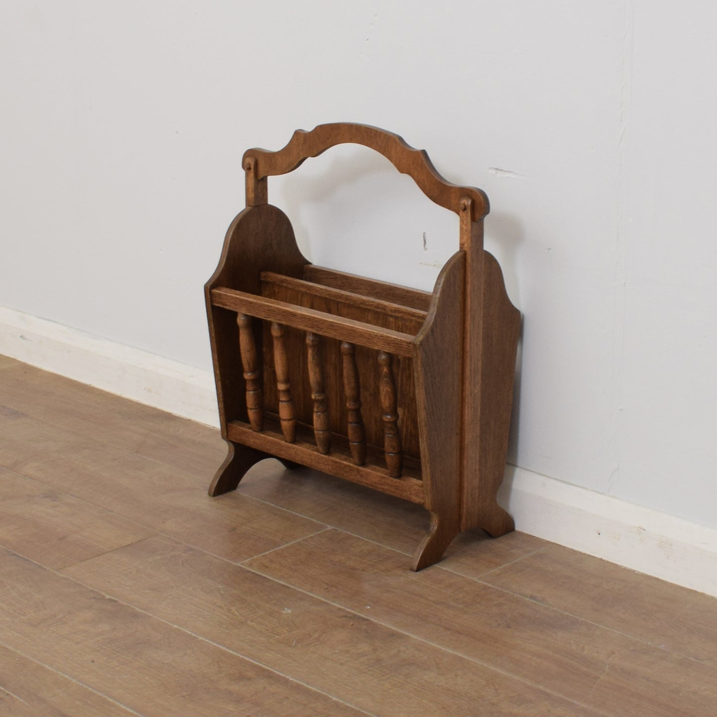 Oak Magazine Rack