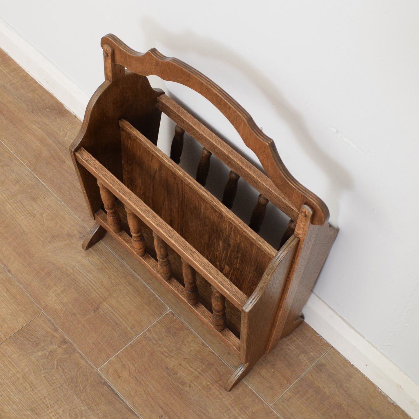 Oak Magazine Rack