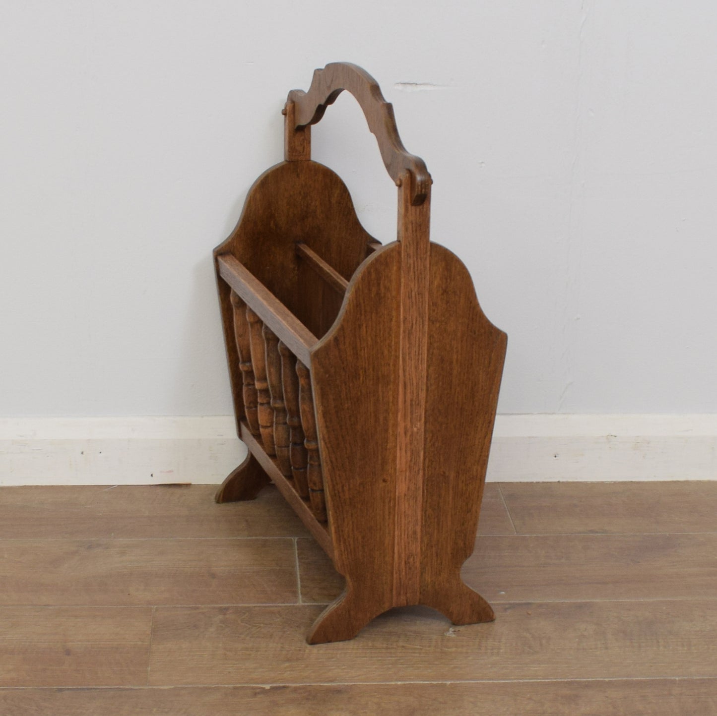 Oak Magazine Rack