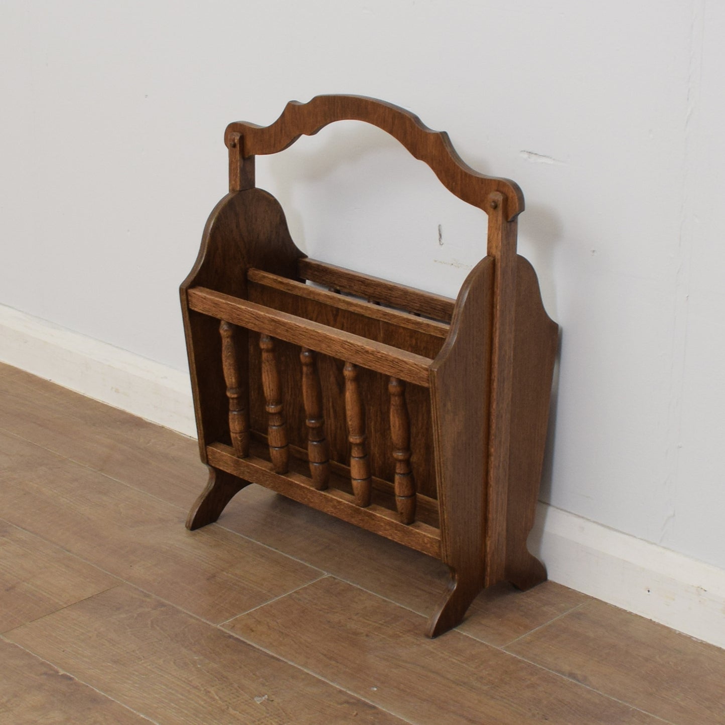 Oak Magazine Rack