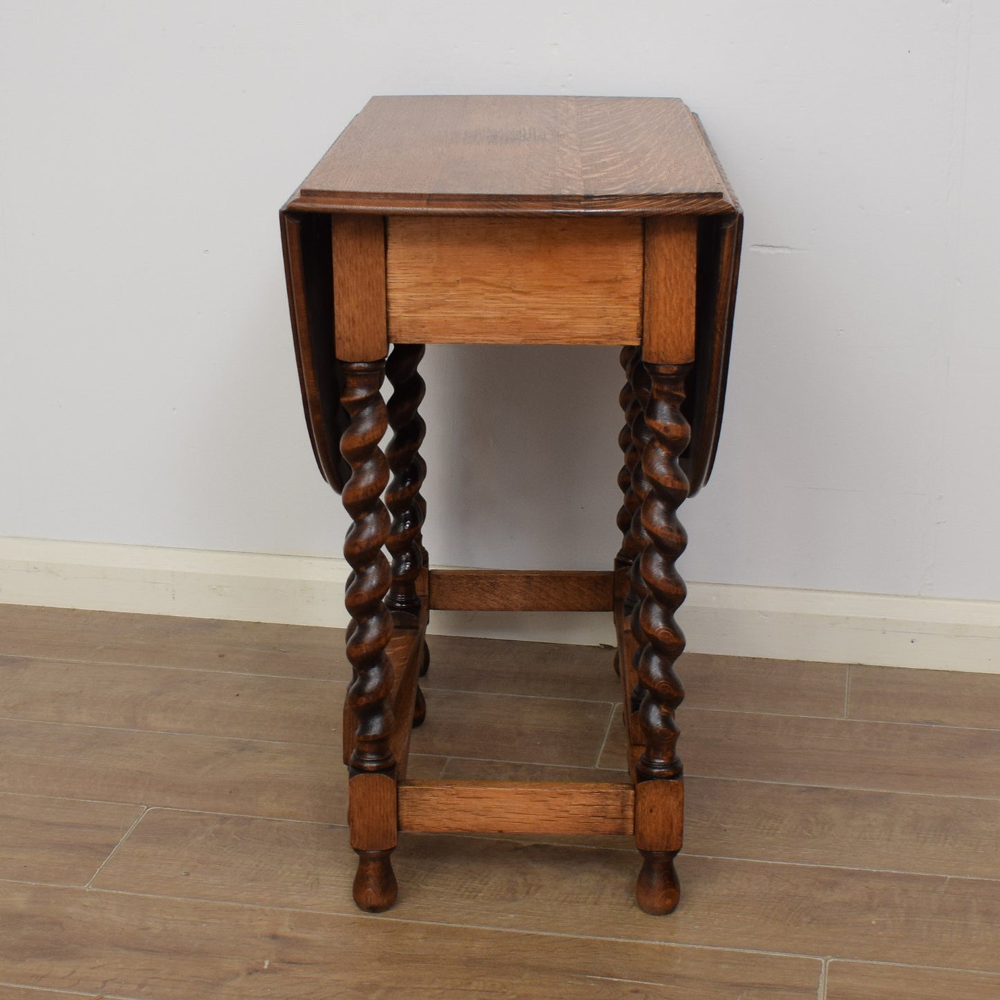 Barley-Twist Drop Leaf Table