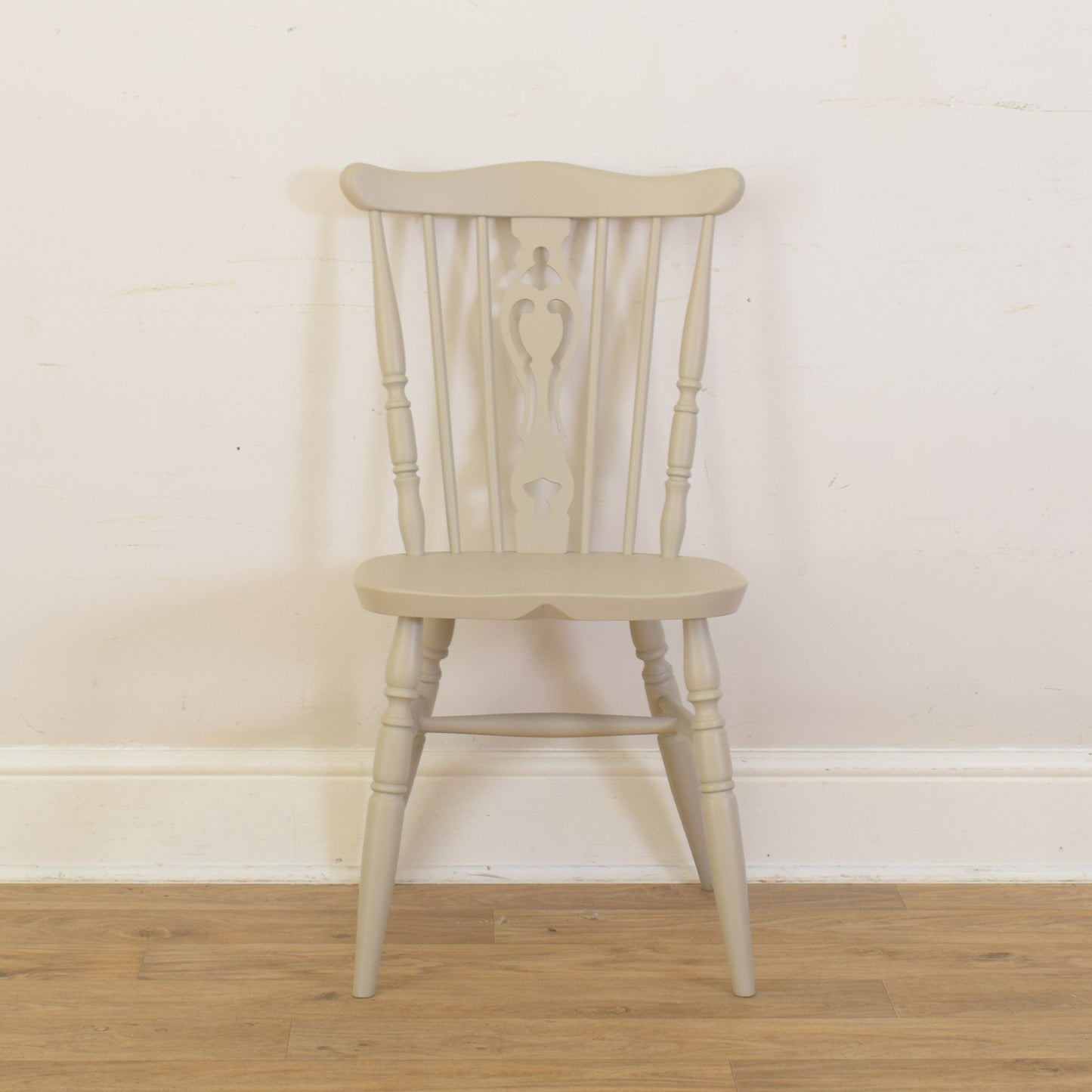 Painted Extendable Table And Four Chairs
