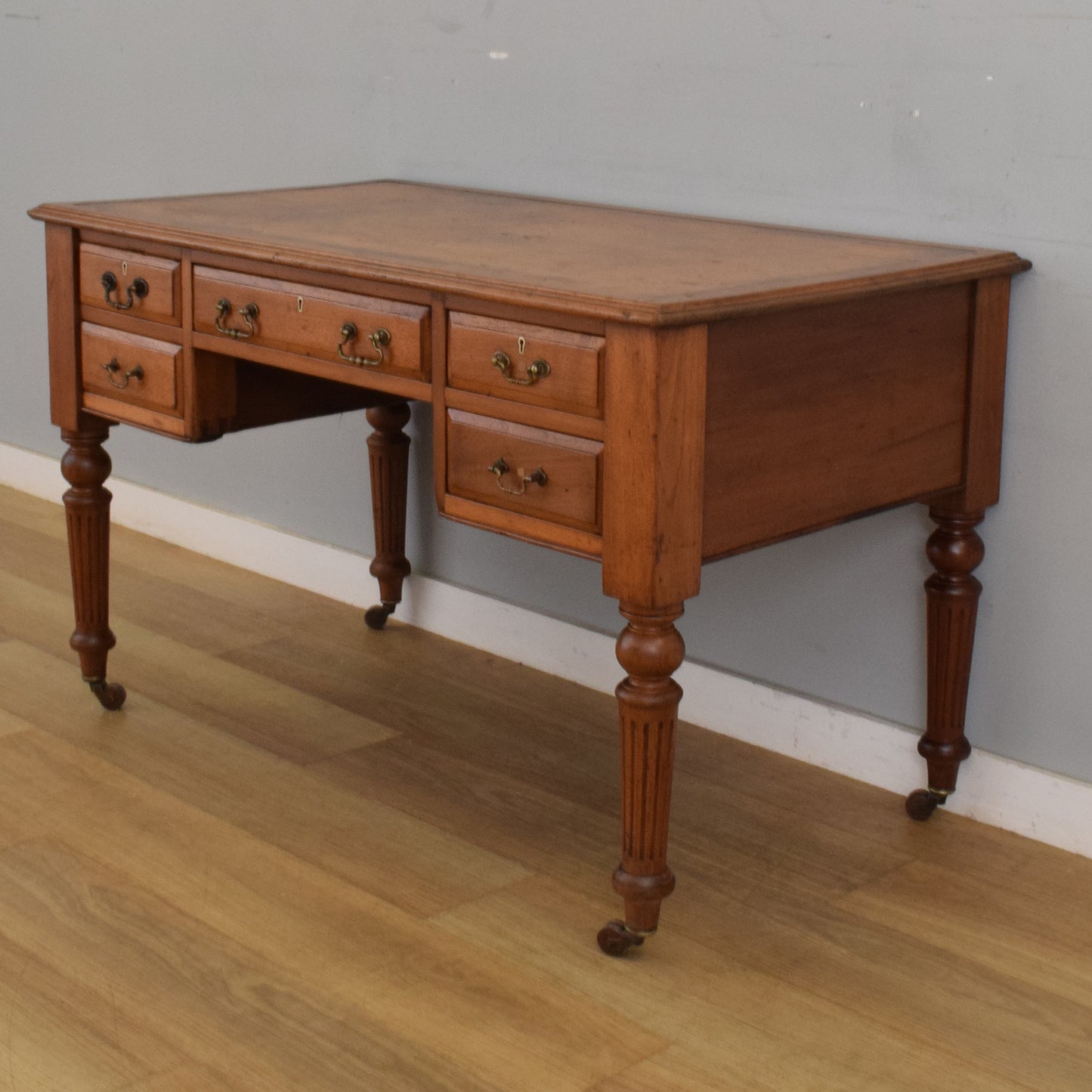 Rustic Oak Writing Desk